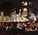 Edgar Degas Canvas Paintings - The ballet scene